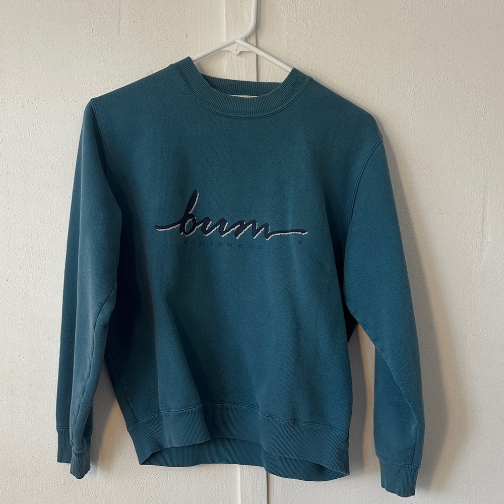 Teal Crew Neck Sweater